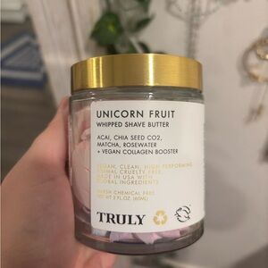 TRULY Unicorn Fruit Whipped Shave Butter with Gold Lid